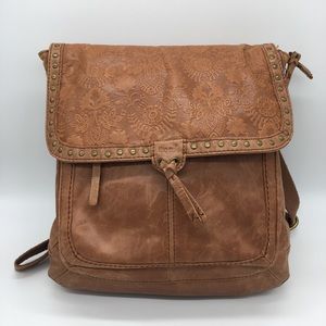 The Sak Ventura II Leather Embossed Convertible Should Beg Backpack